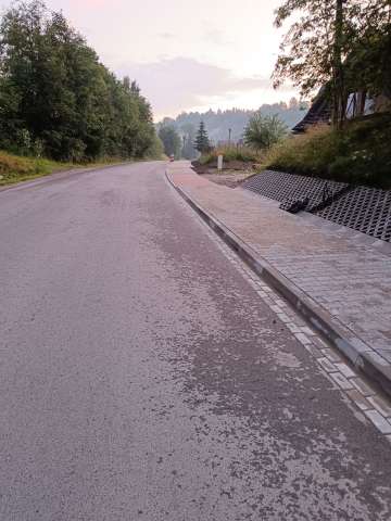 Przebudowa drogi gminnej 420031K w km od 3+404,76 do km 3+874,45 w miejscowości Brzegi, Gmina Bukowina Tatrzańska