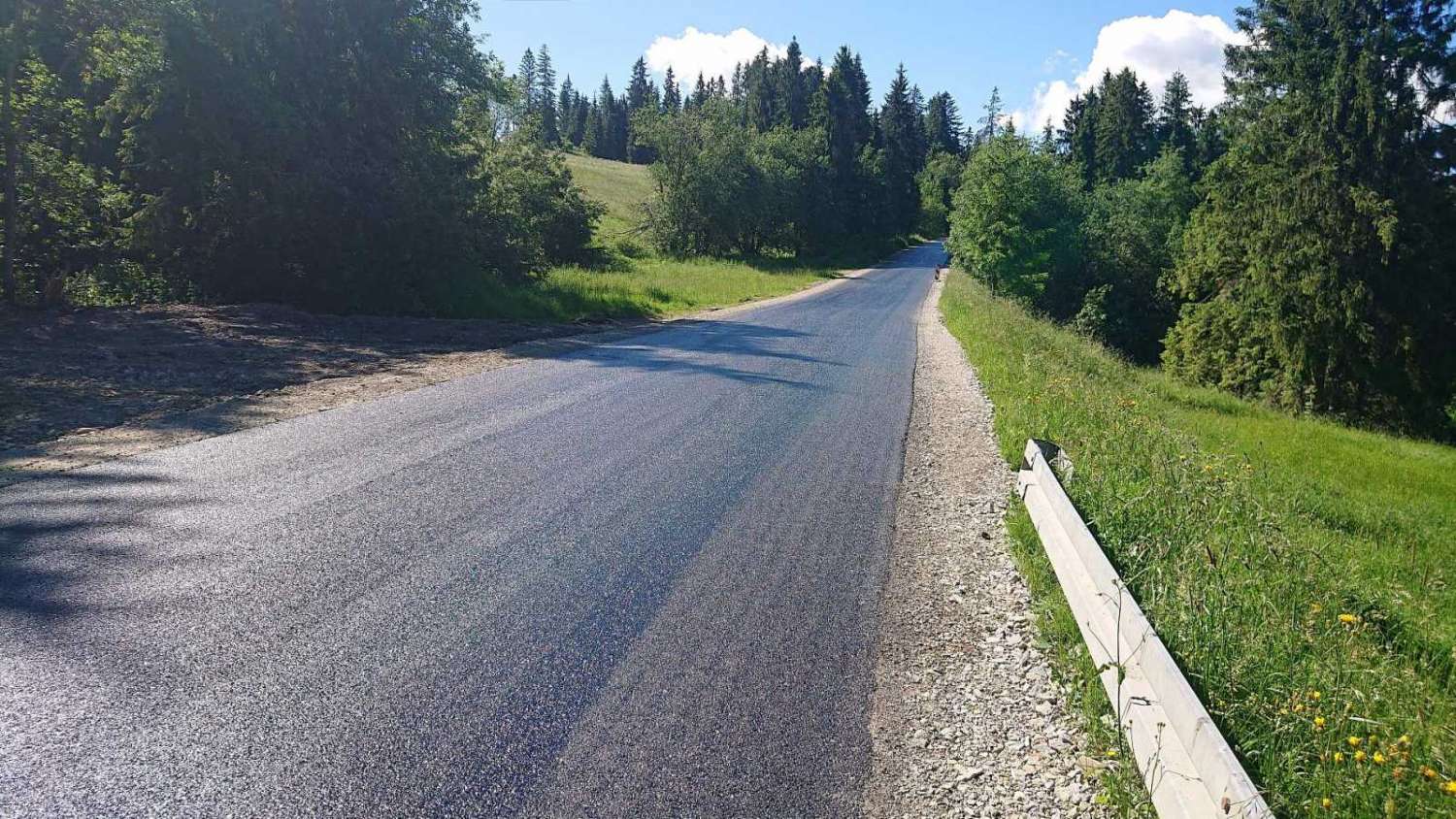Remont drogi gminnej z miejscowości Bukowina Tatrzańska - Karpęciny do miejscowości Brzegi - Skrzyżowanie