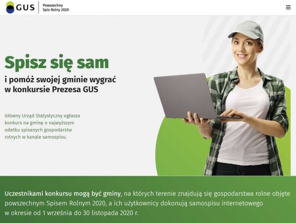 Spisz się sam i pomóż swojej gminie wygrać w konkursie Prezesa GUS!
