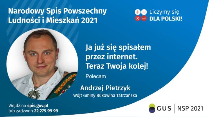 Przypominamy - do 30.09 trwa Narodowy Spis Powszechny Ludności i Mieszkań 2021