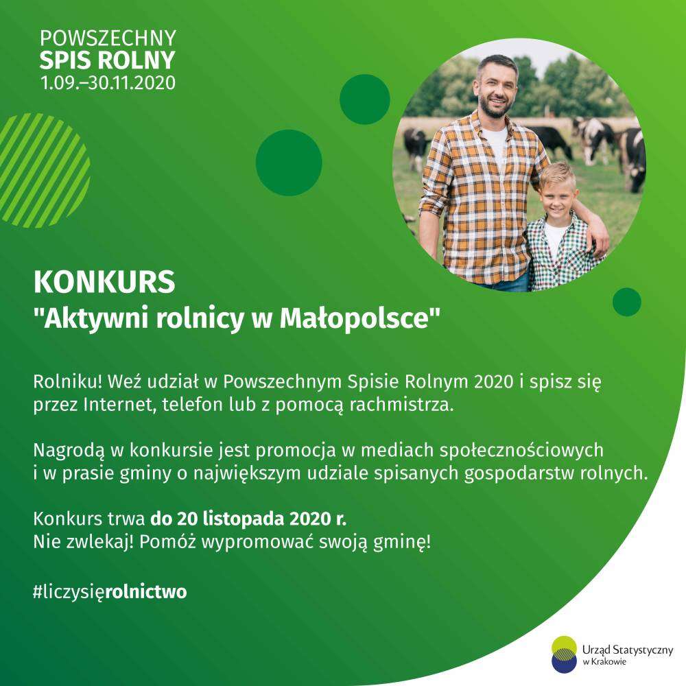 PSR 2020 - Konkurs "Aktywni rolnicy w Małopolsce"